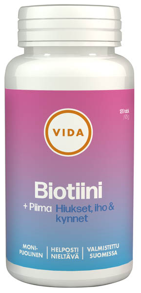 Vida Biotiini + piimaa 120 tablettia 95g ravintolisävalmiste